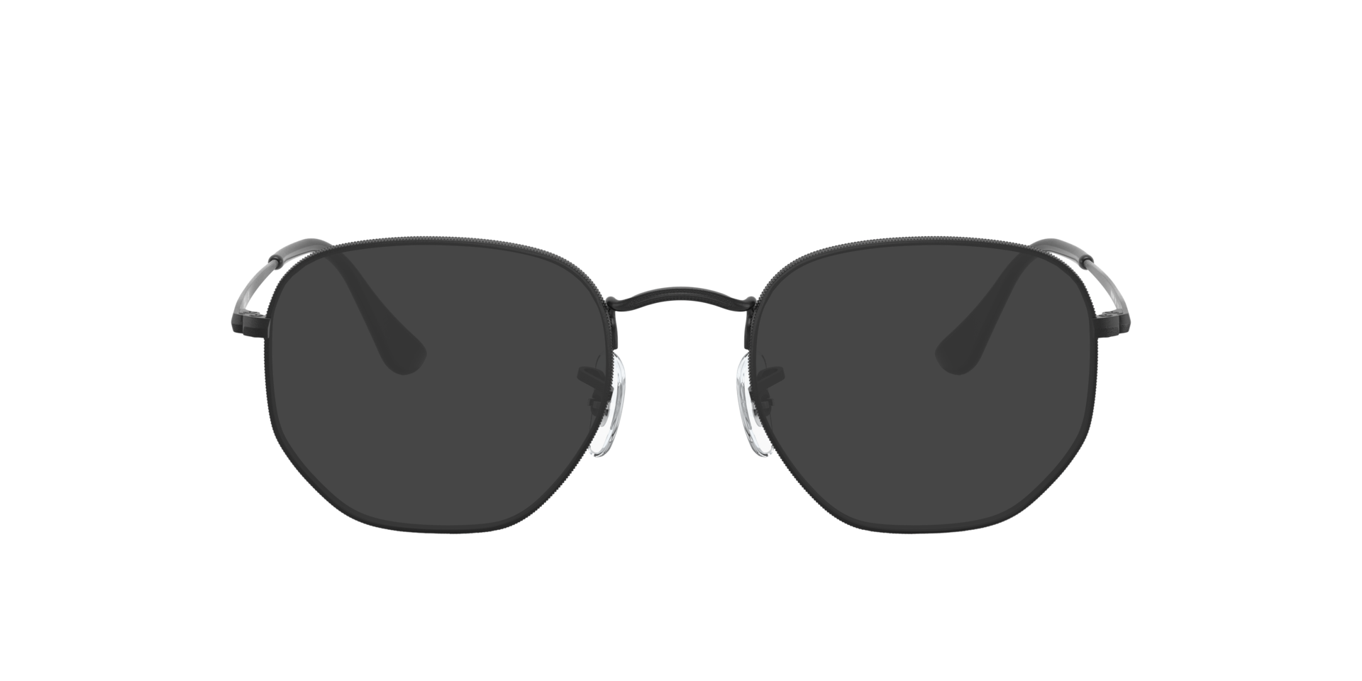 RB6448 Schwarz MetallEyeglass Frames von B24, mit getönten Gläsern