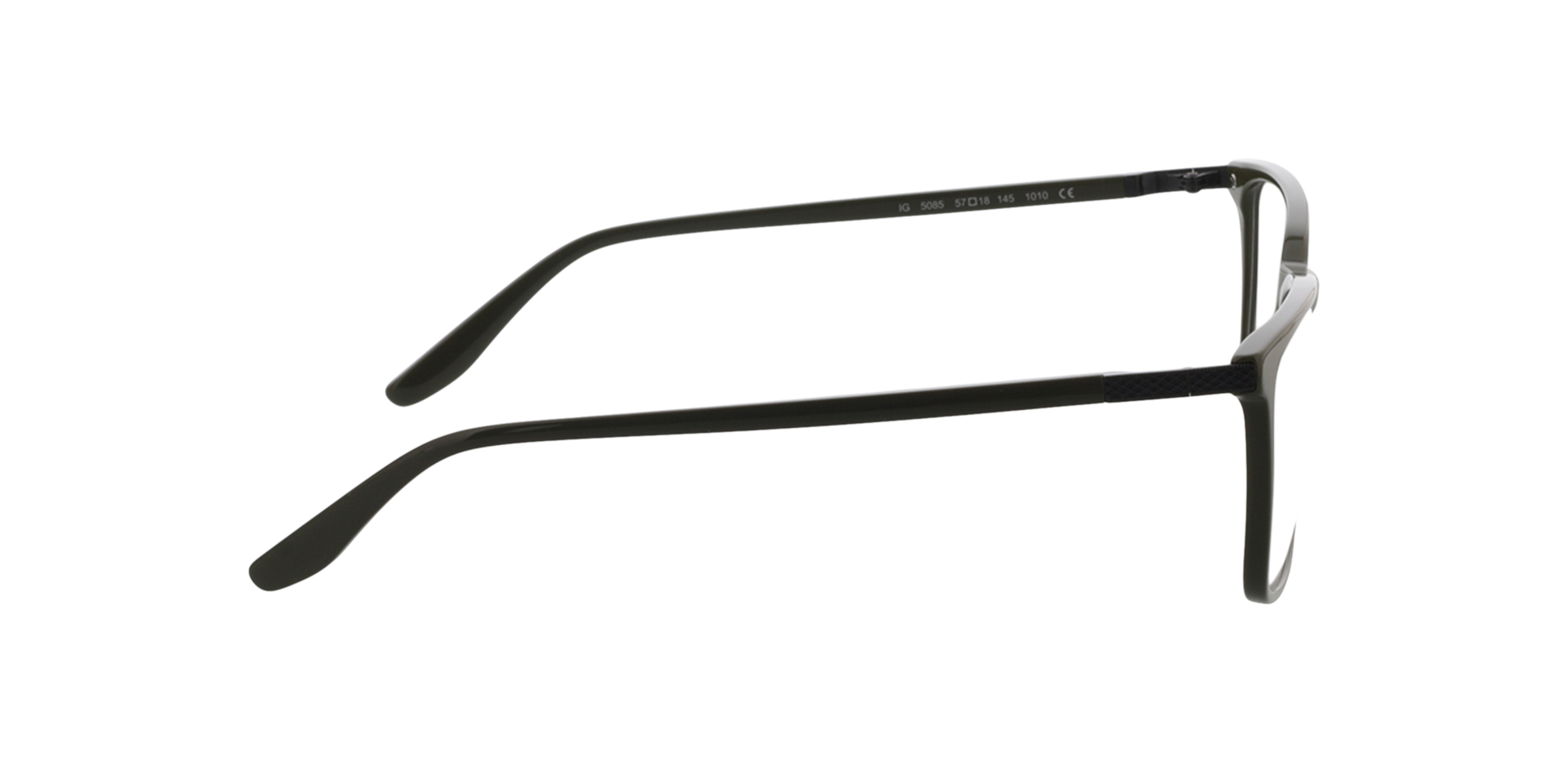 Bradley Kaki groen AcetaatEyeglass Frames van B24, Zijaanzicht