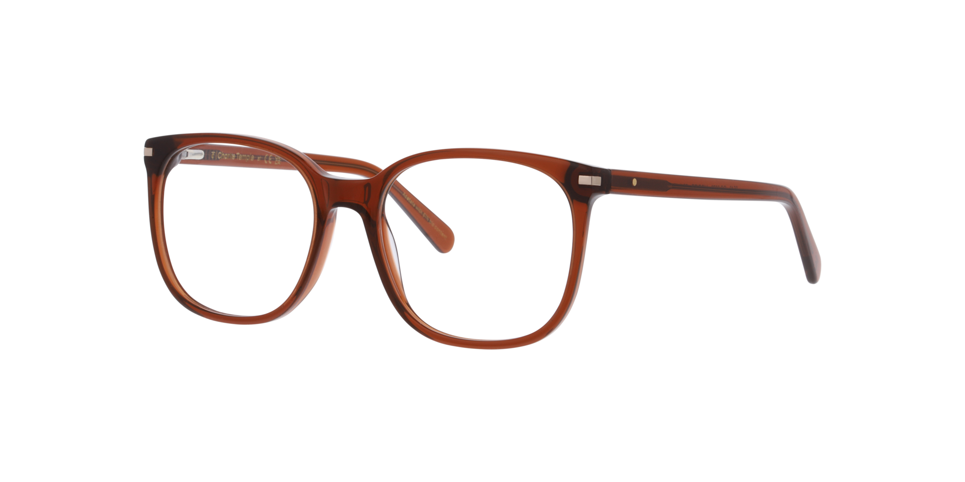 Moritz Crystal Braun AcetatEyeglass Frames von B24, Dreiviertelansicht