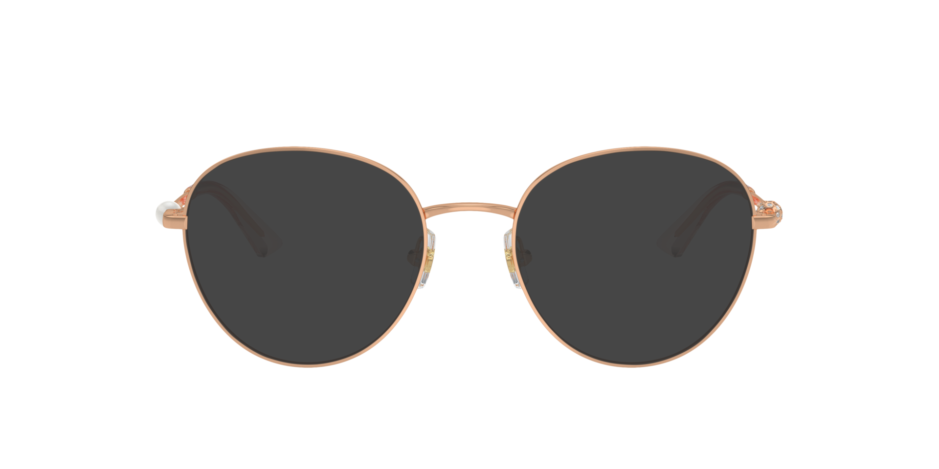 JC2004HB Rotgold MetallEyeglass Frames von B24, mit getönten Gläsern