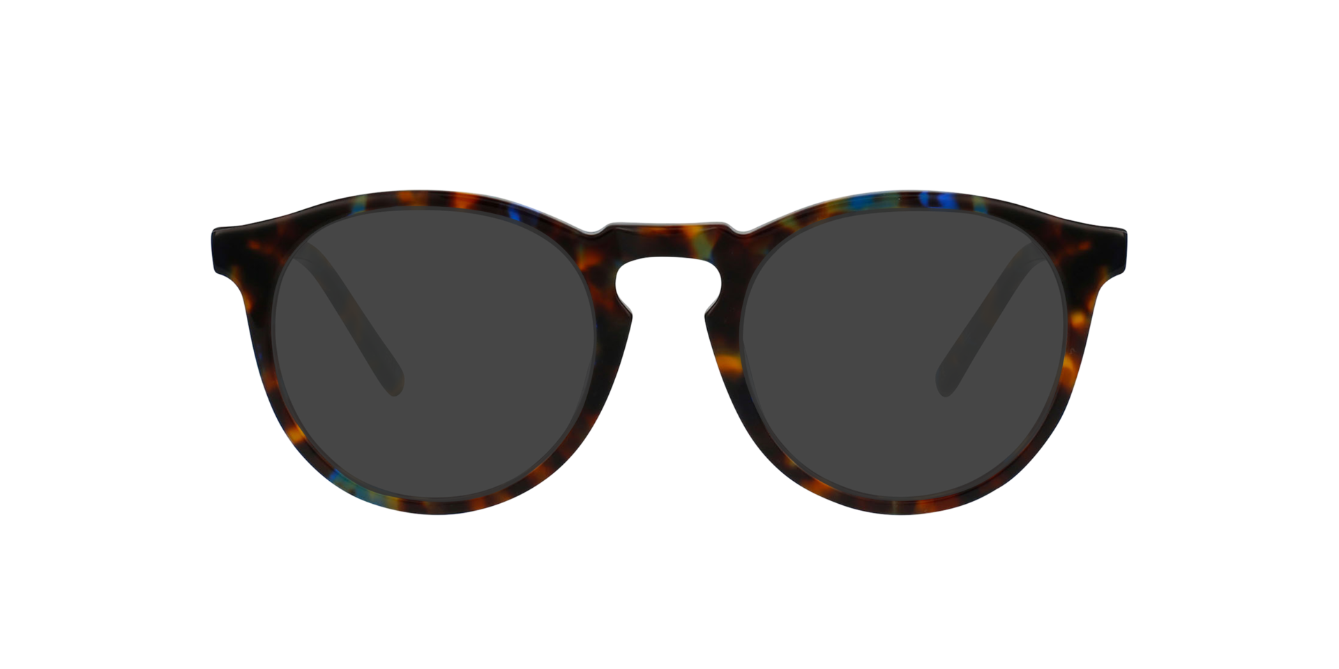 Sam Admiral Tortoise AcetaatEyeglass Frames van B24, met getinte lenzen