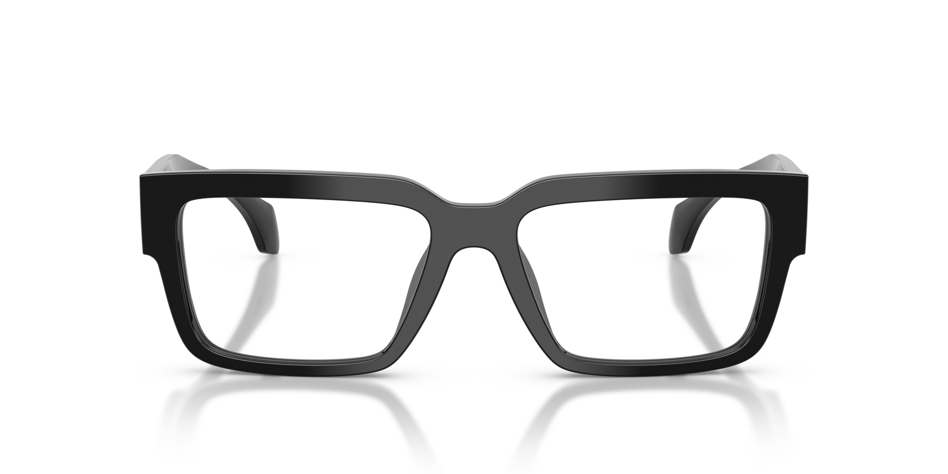 VE3374U Zwart AcetaatEyeglass Frames van B24, Vooraanzicht
