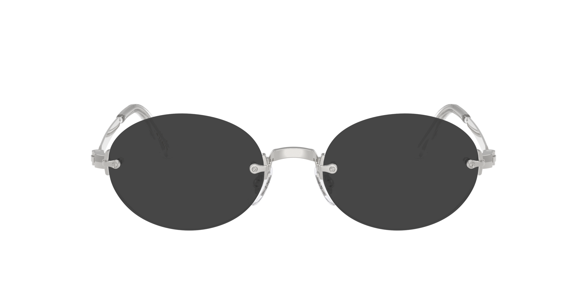 RB3929V Silber MetallEyeglass Frames von B24, mit getönten Gläsern