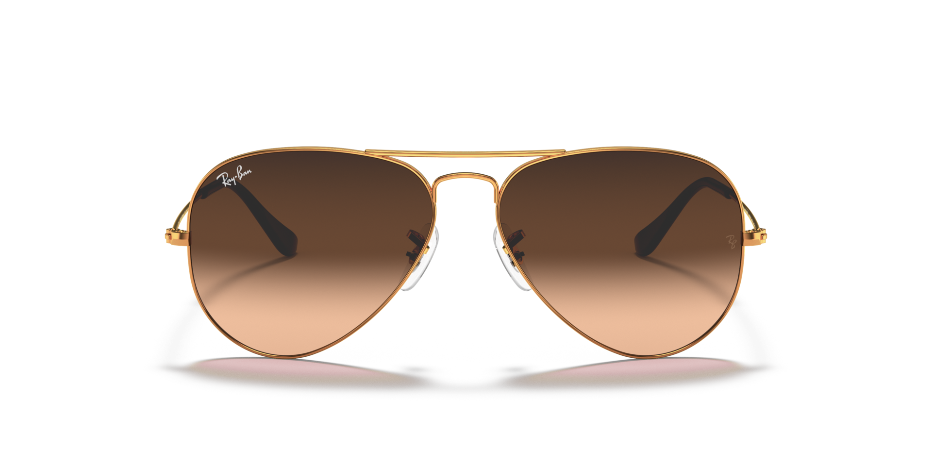 RB3025 Hellbraun MetallSunglass Frames von B24, Vorderansicht