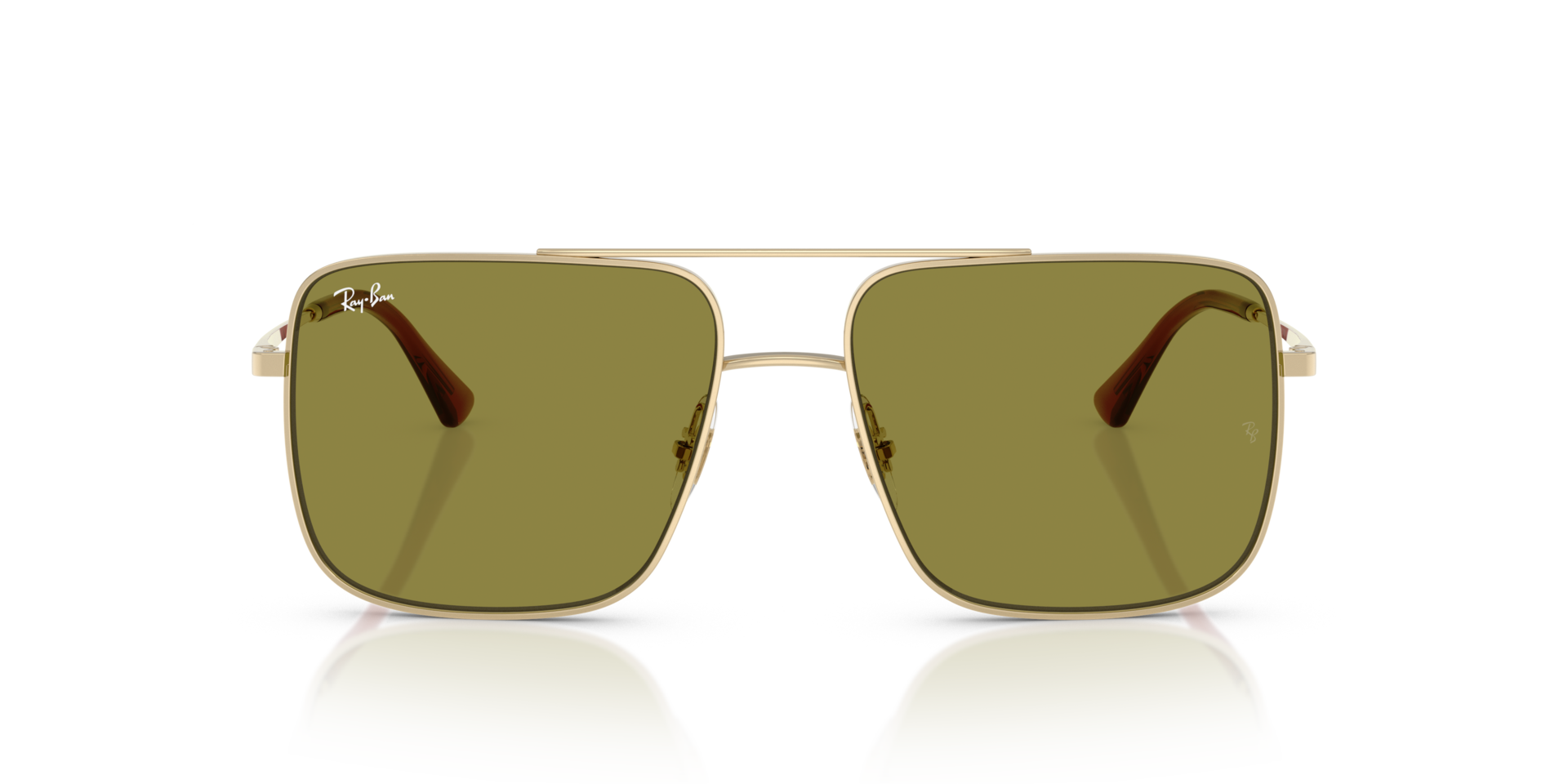 RB3758 Hellgold MetallSunglass Frames von B24, Vorderansicht