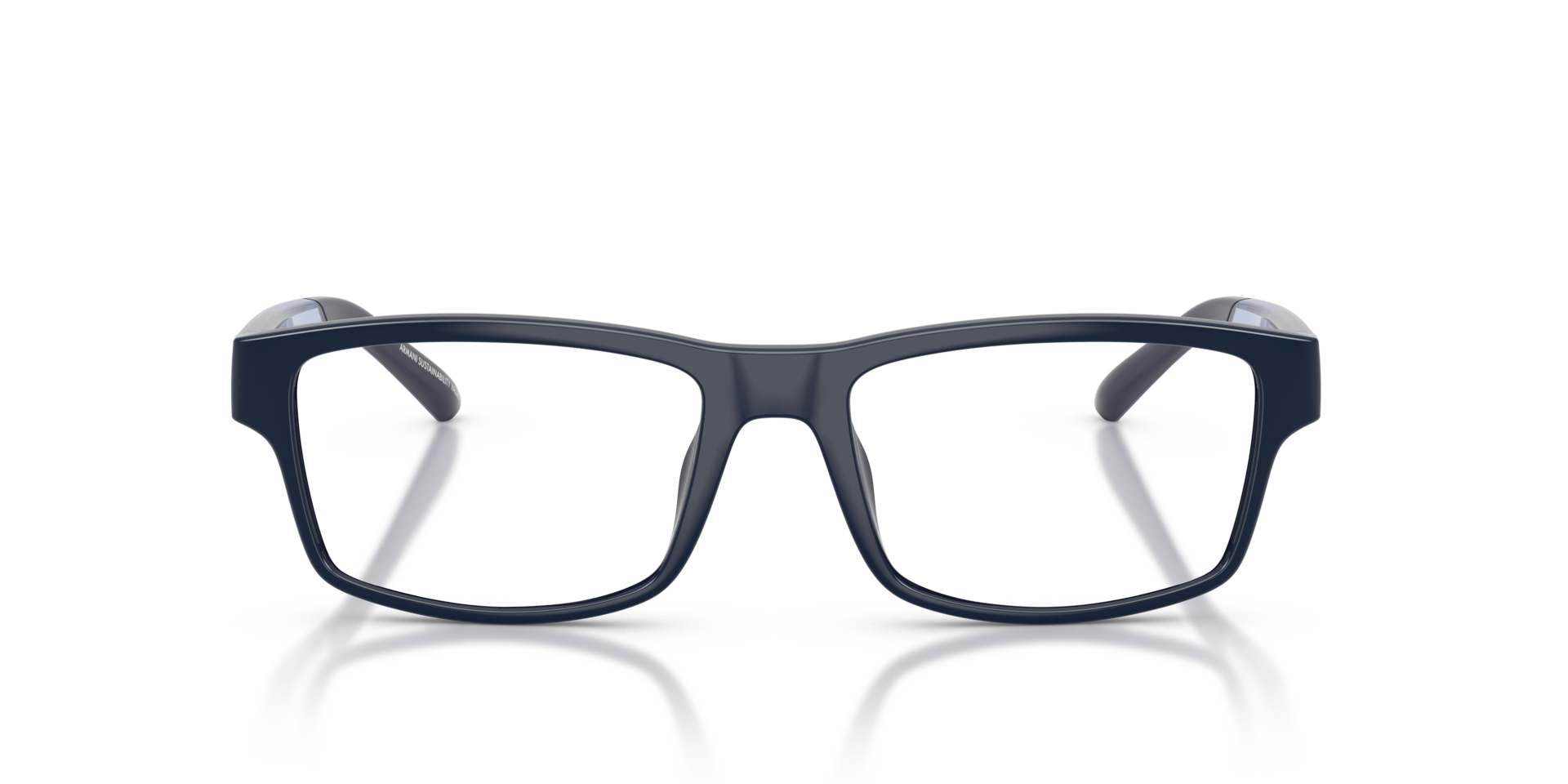 AX3140U Shiny Blue KunststofEyeglass Frames van B24, Vooraanzicht