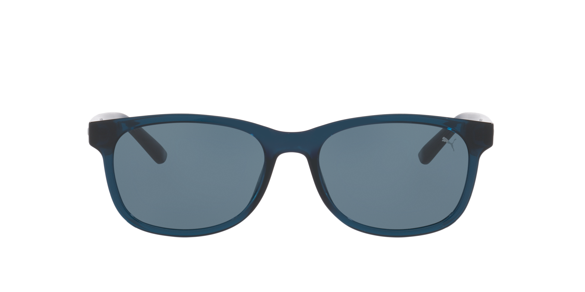 Pu0526S Blauw KunststofSunglass Frames van B24, met getinte lenzen