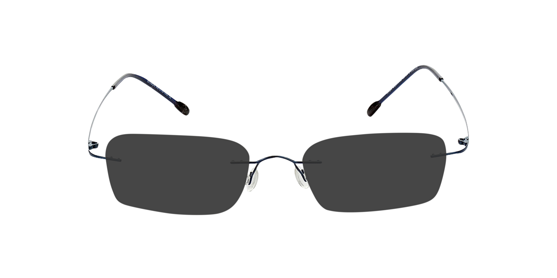 Davos Blau TitanEyeglass Frames von B24, mit getönten Gläsern