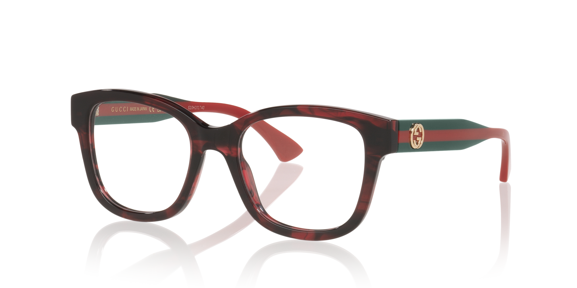 GG1863O Tortoise Blonde AcetatEyeglass Frames von B24, Dreiviertelansicht