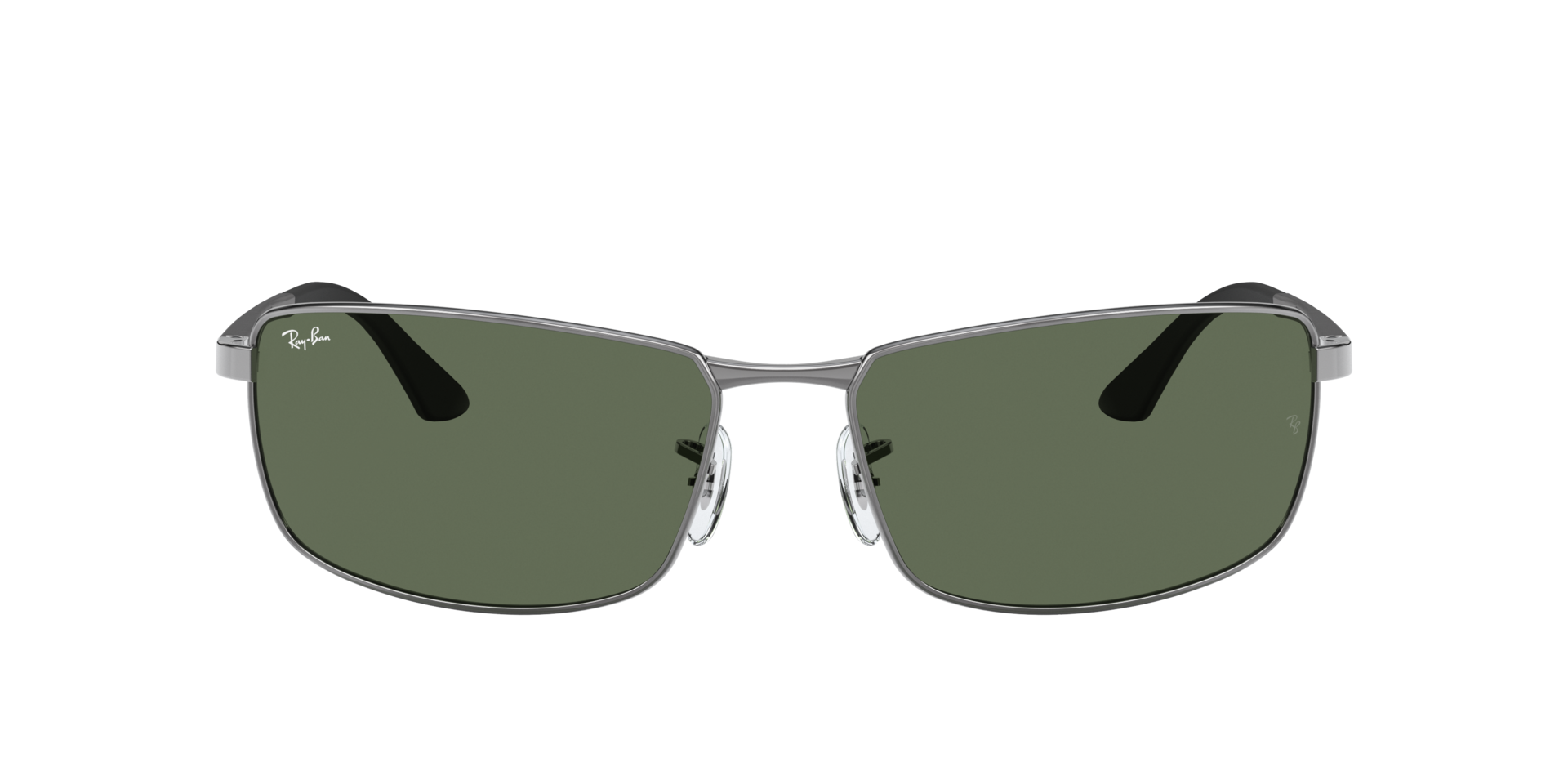 RB3498 Staalgrijs MetaalSunglass Frames van B24, met getinte lenzen