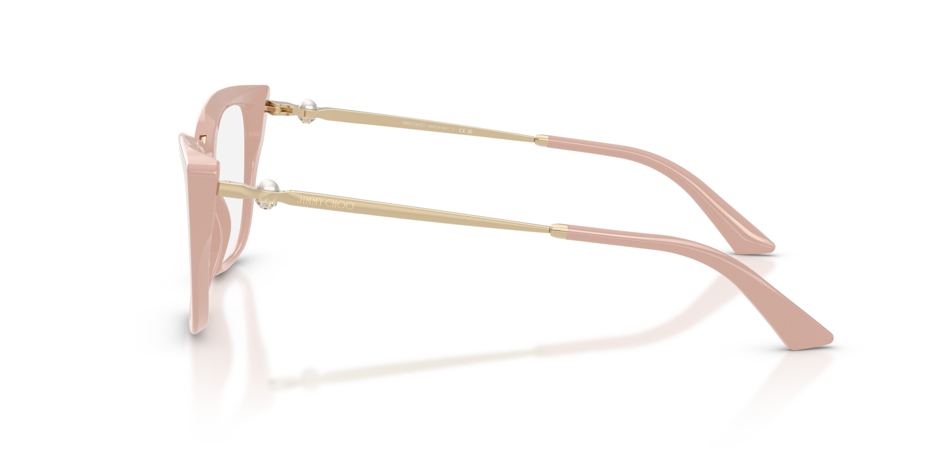 JC3034HB Rose AcetatEyeglass Frames von B24, Seitenansicht