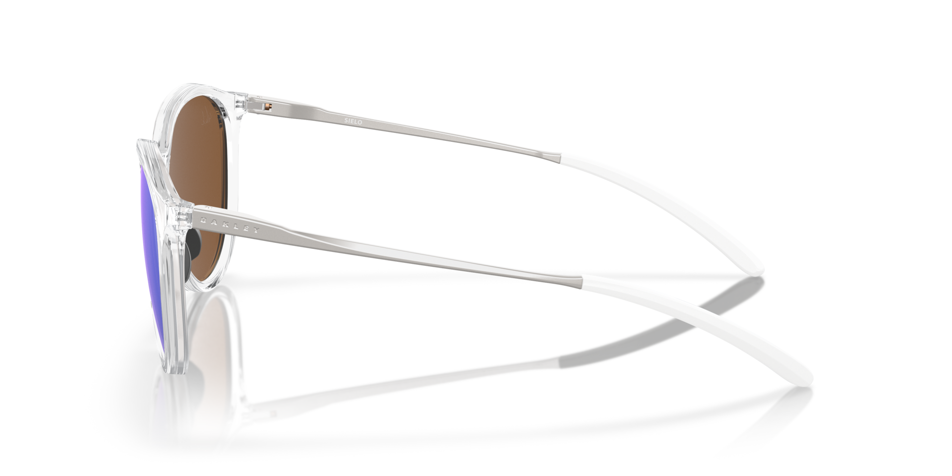 Mikaela Shiffrin Signature Series Sielo Glanzend chroom KunststofSunglass Frames van B24, Zijaanzicht