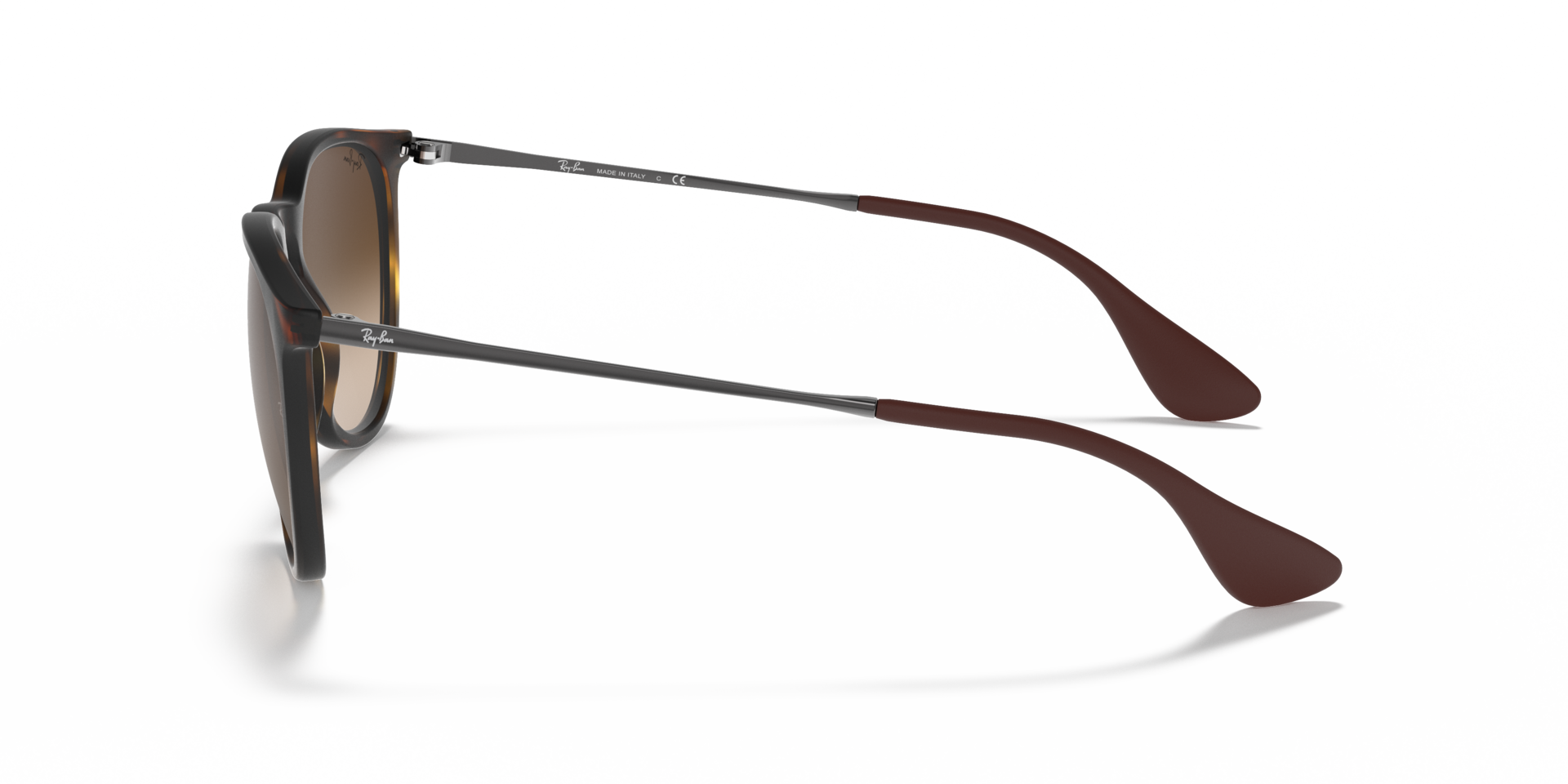RB4171 Rubber Havana KunststofSunglass Frames van B24, Zijaanzicht