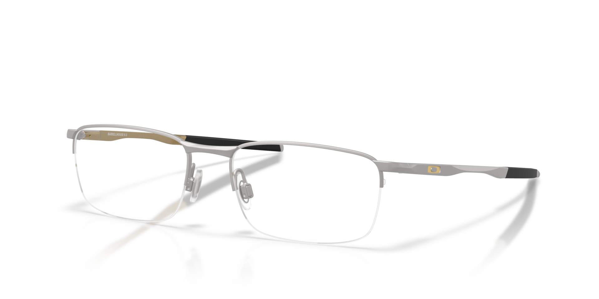 Barrelhouse™ 0.5 Alloy Collection Titaan MetaalEyeglass Frames van B24, Hoekweergave
