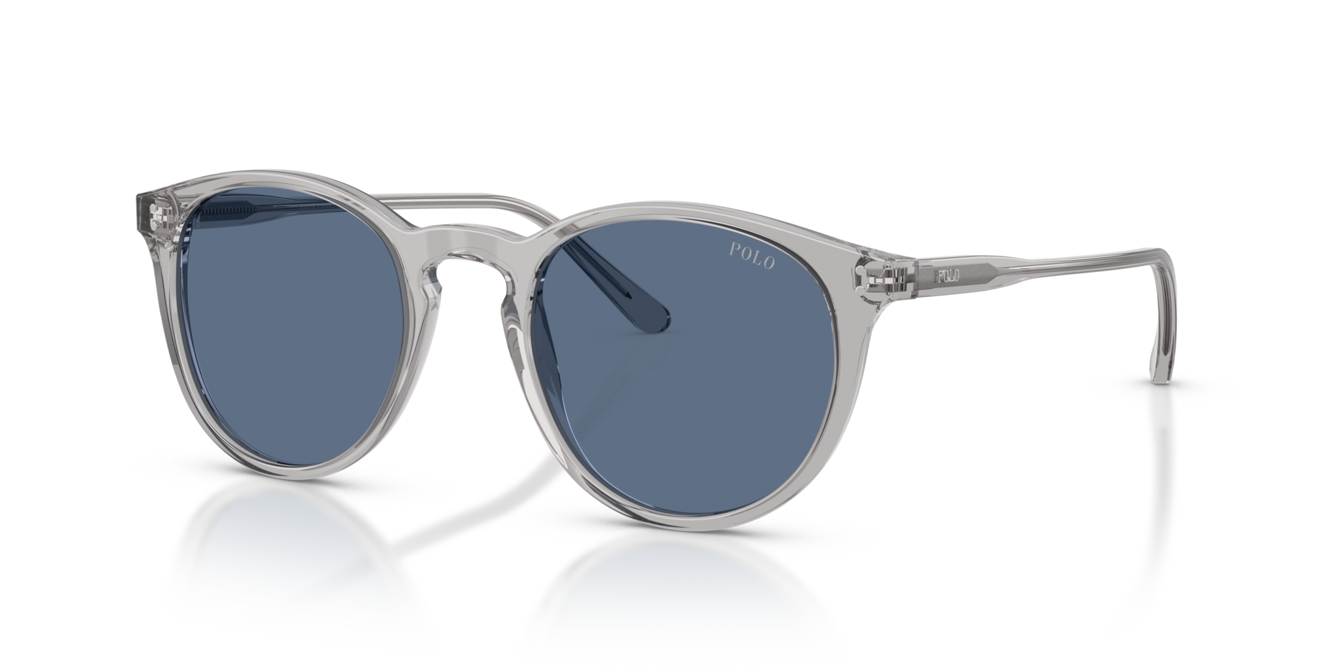 PH4110 Grau transparent AcetatSunglass Frames von B24, Dreiviertelansicht