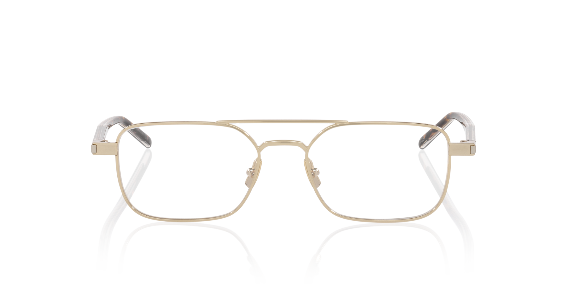 SL 780 Goud MetaalEyeglass Frames van B24, Vooraanzicht