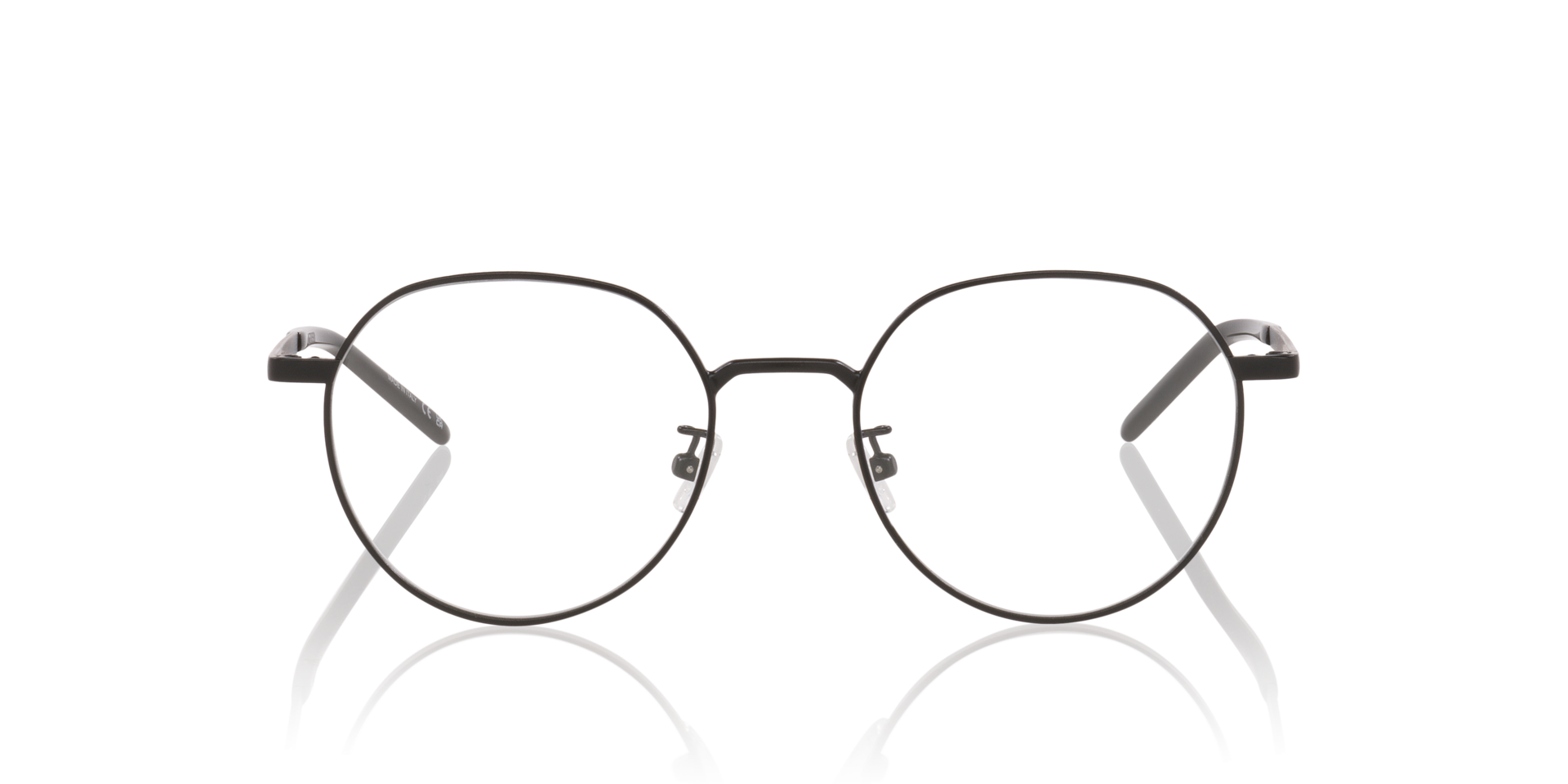 SL 647/F Zwart MetaalEyeglass Frames van B24, Vooraanzicht