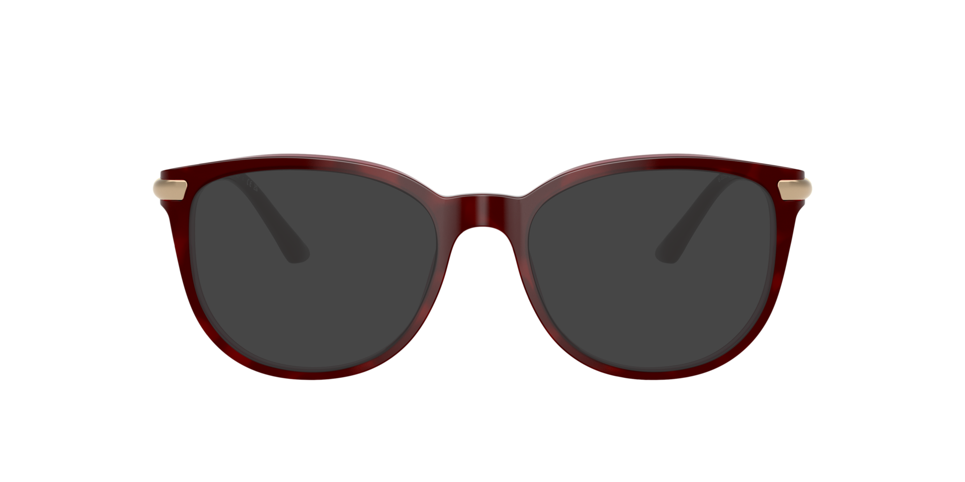 BE2255Q Havana AcetaatEyeglass Frames van B24, met getinte lenzen