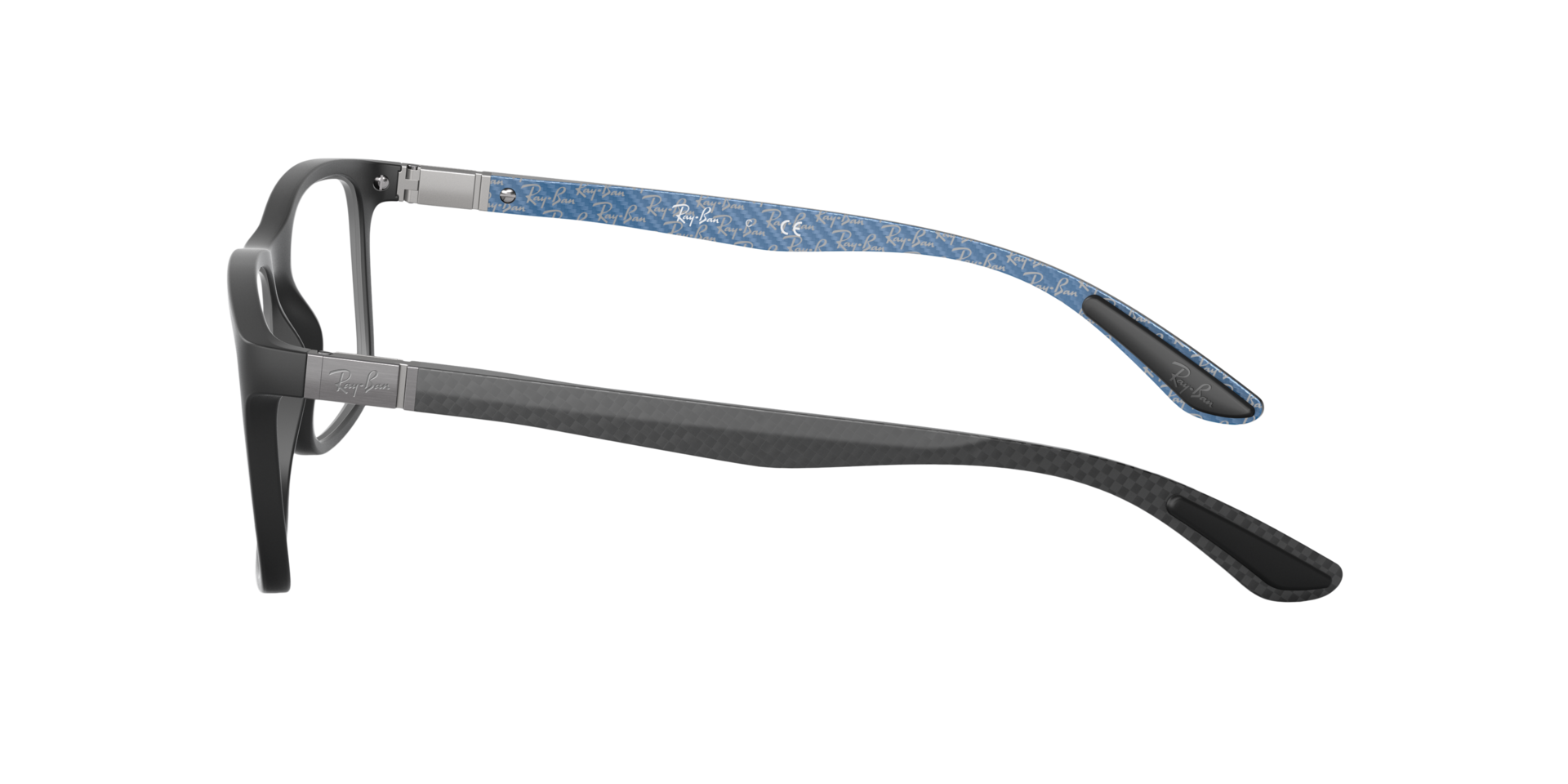 RB8908 Schwarz KunststoffEyeglass Frames von B24, Seitenansicht