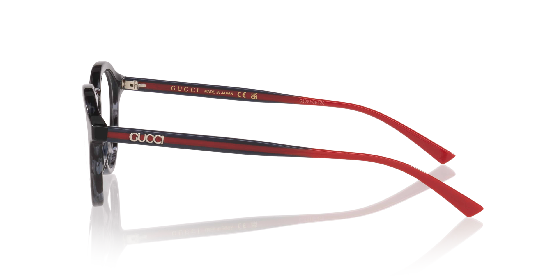 GG1871O Tortoise bruin AcetaatEyeglass Frames van B24, Zijaanzicht