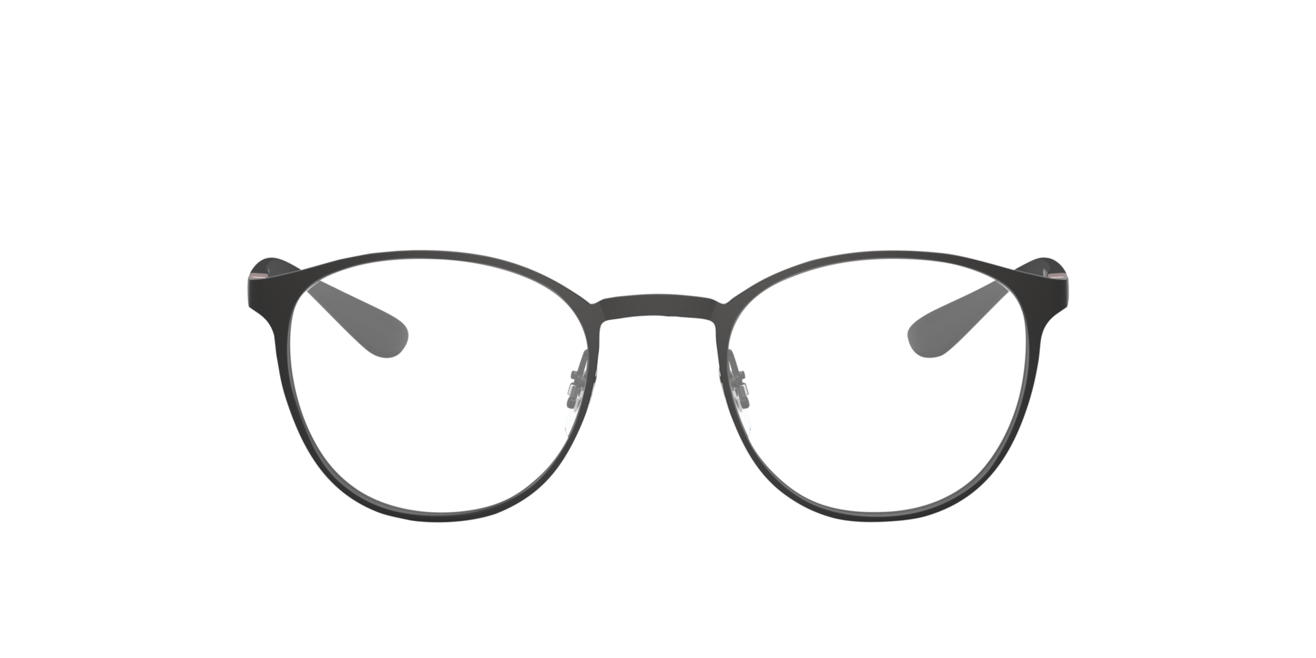 RB6355 Schwarz MetallEyeglass Frames von B24, Vorderansicht