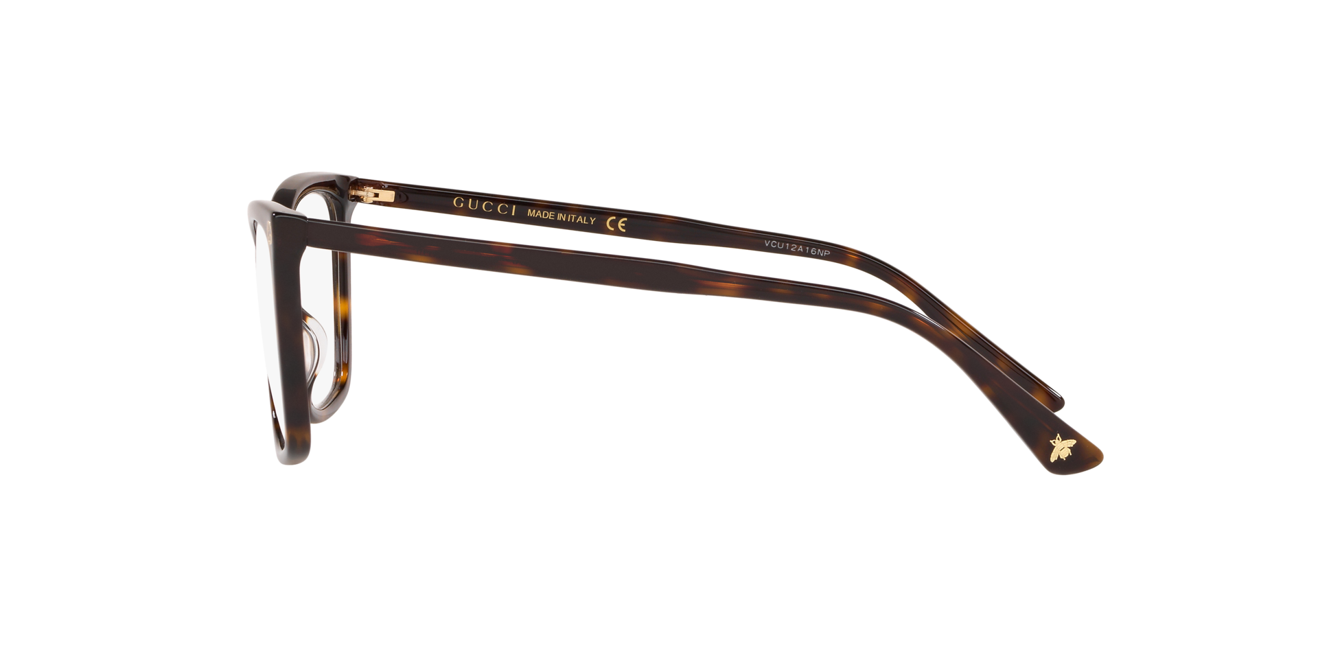 GG0025O Tortoise AcetaatEyeglass Frames van B24, Zijaanzicht