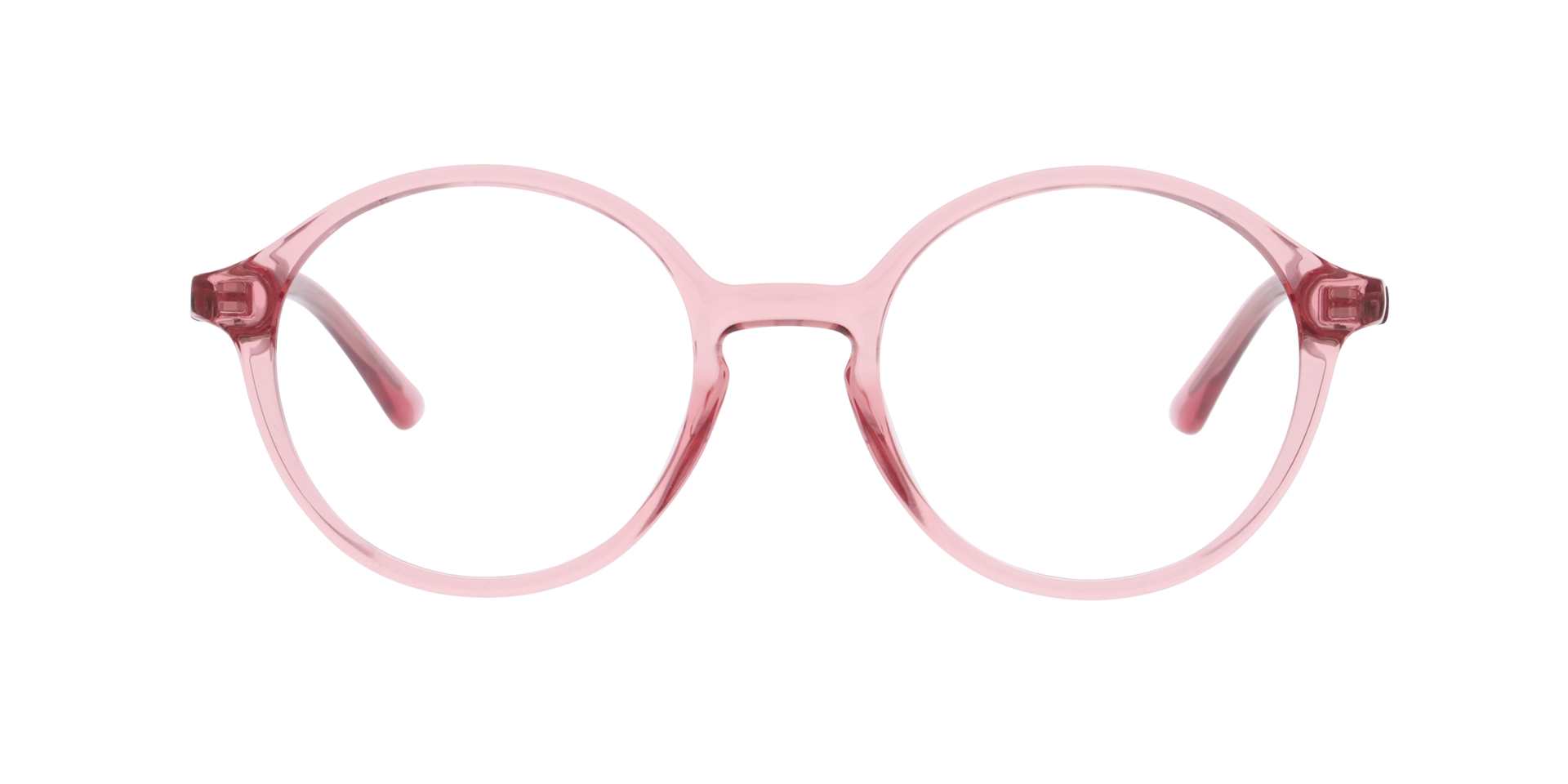 Moss Kristallrosa KunststoffEyeglass Frames von B24, Vorderansicht