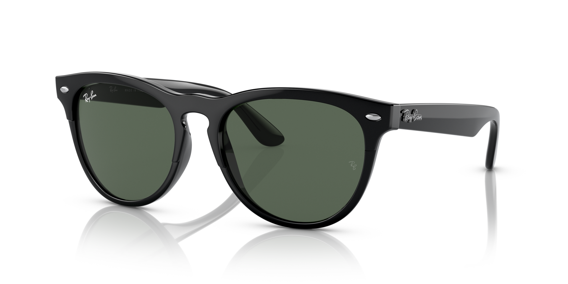 RB4471 Zwart KunststofSunglass Frames van B24, Hoekweergave