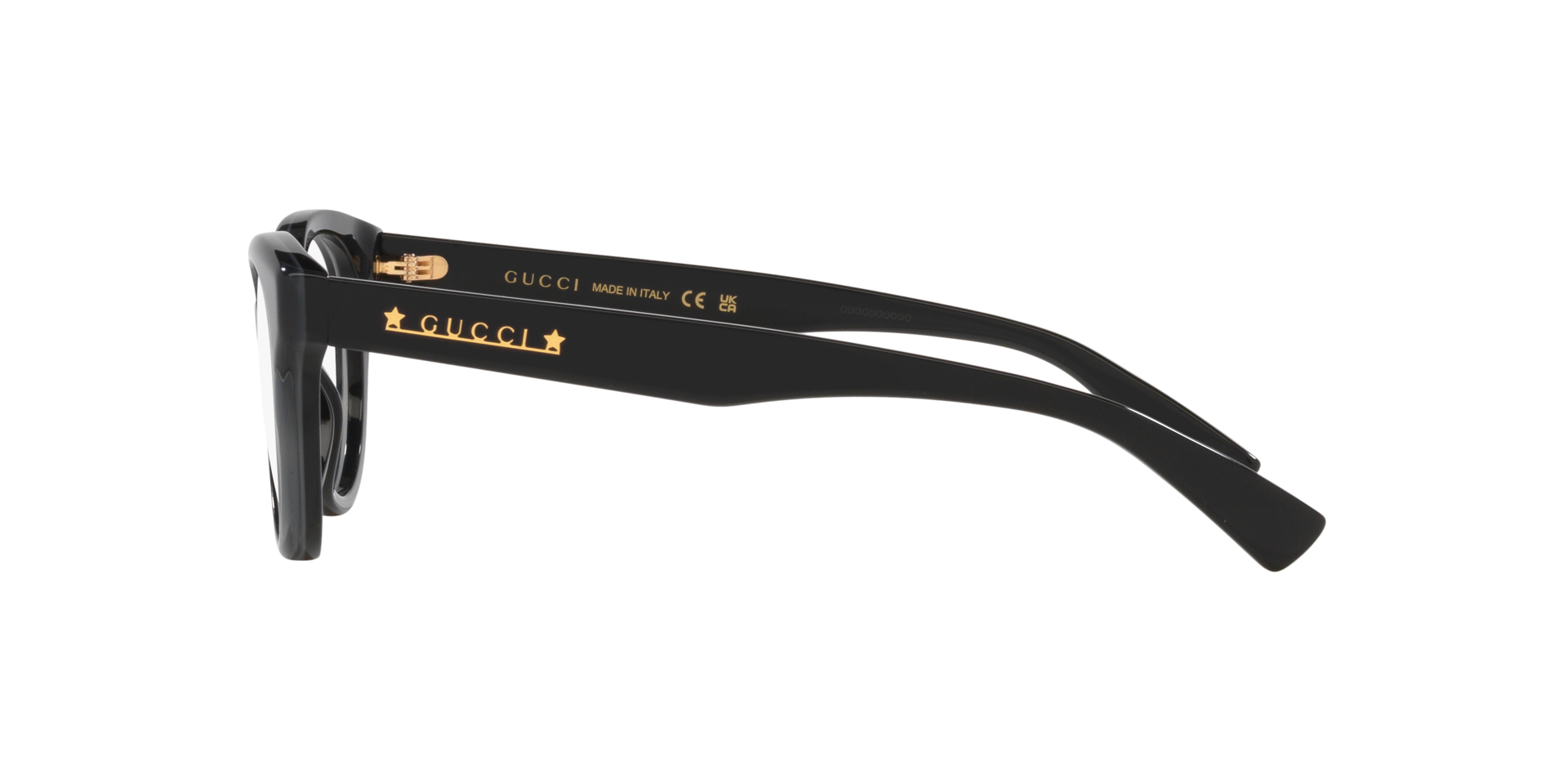 GG1590O Schwarz AcetatEyeglass Frames von B24, Seitenansicht