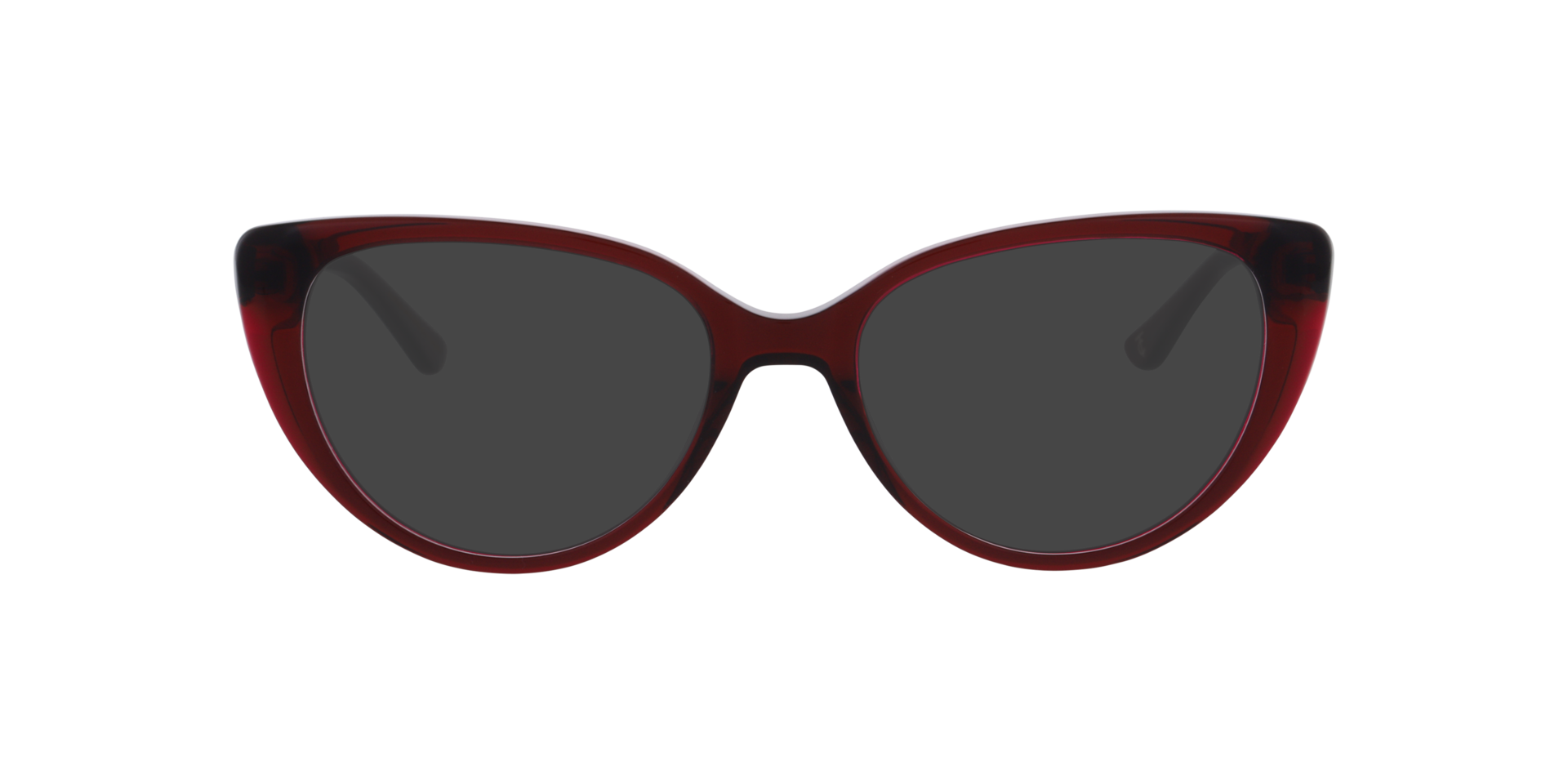 Lara Crystal Burgundy AcetaatEyeglass Frames van B24, met getinte lenzen