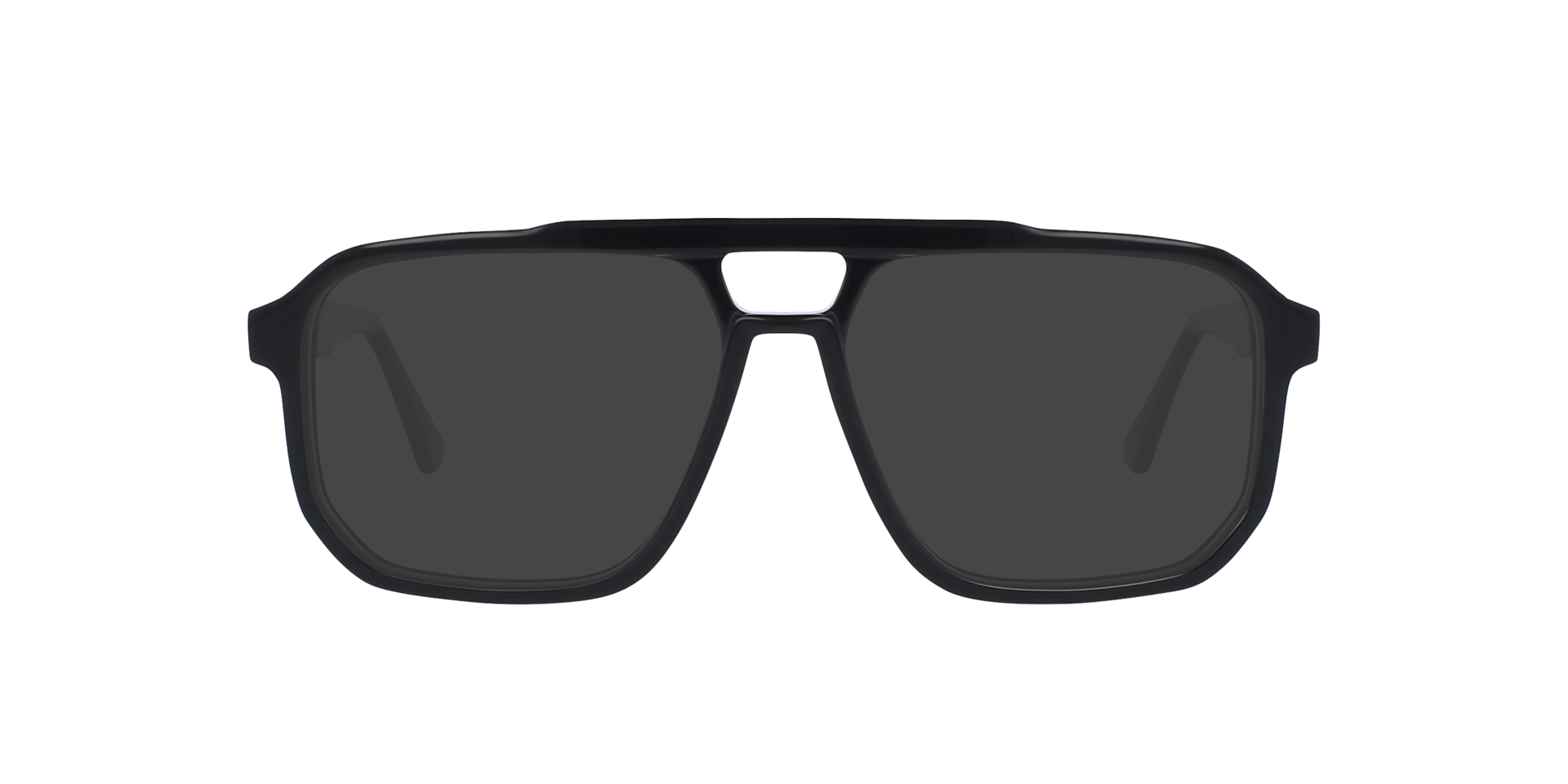 Craig Jet Black AcetatEyeglass Frames von B24, mit getönten Gläsern