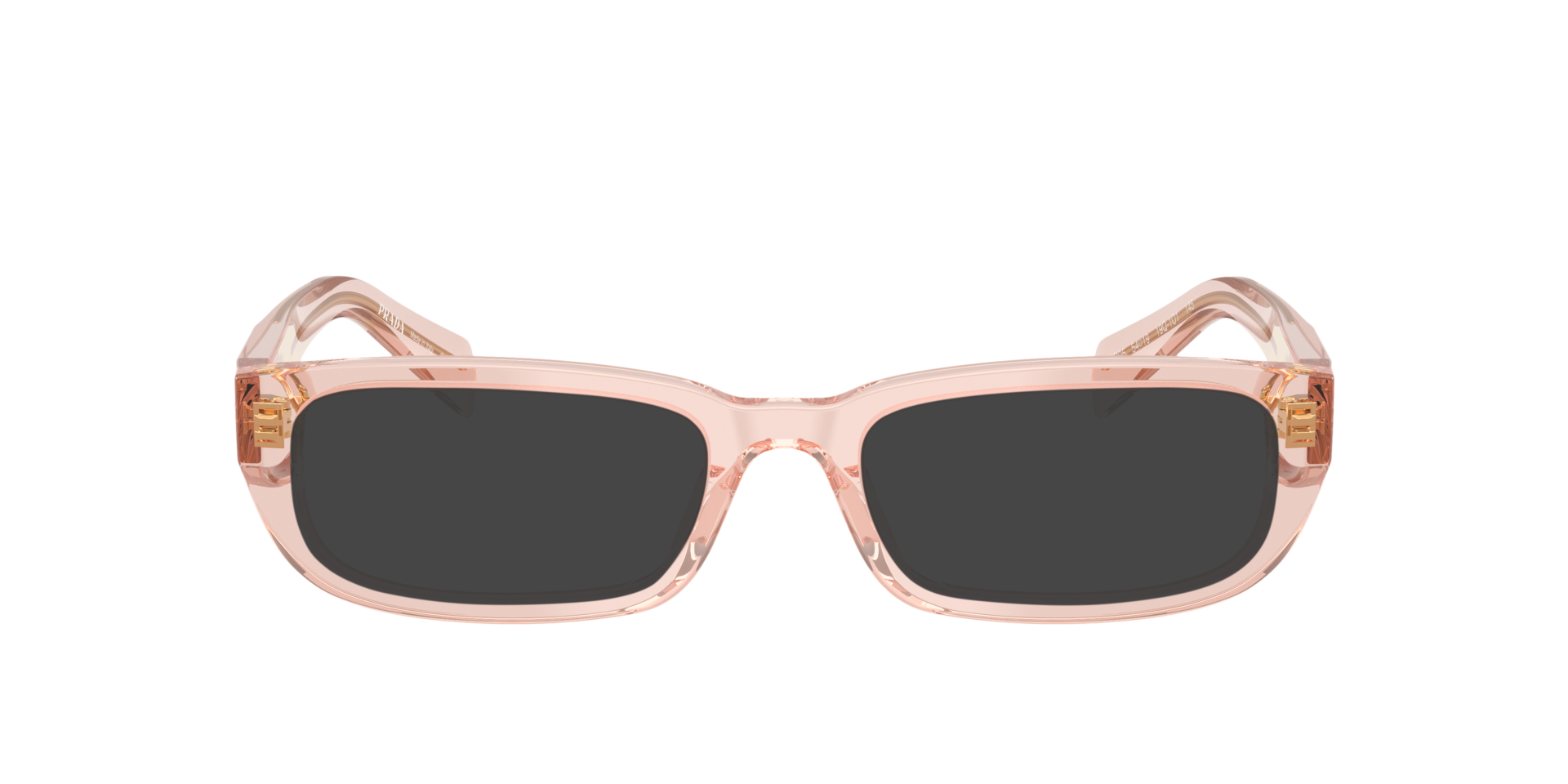 PR B05V Transparent Peach AcetatEyeglass Frames von B24, mit getönten Gläsern