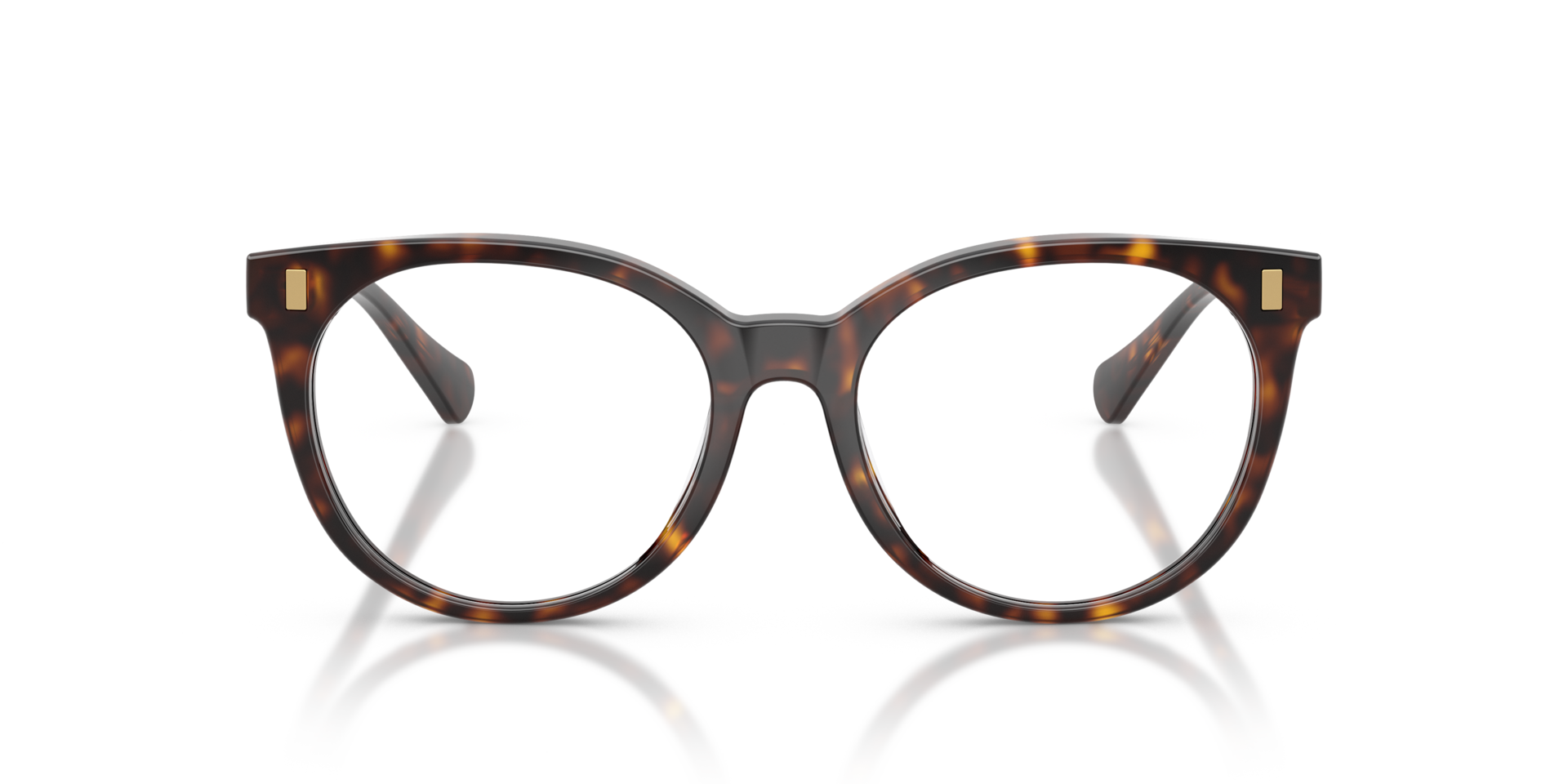 RA7182U Glänzendes Dunkelhavana AcetatEyeglass Frames von B24, Vorderansicht