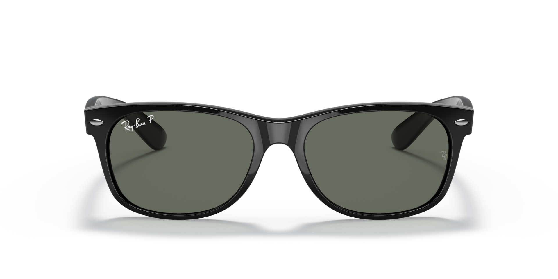 RB2132 Zwart KunststofSunglass Frames van B24, Vooraanzicht