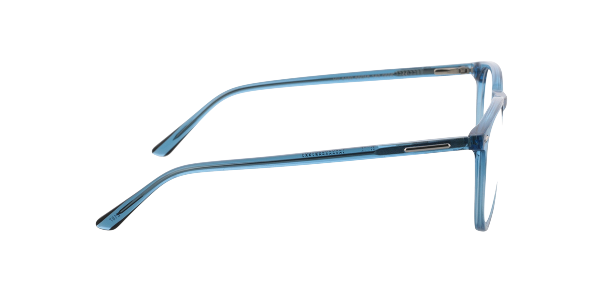 Noah Kristalblauw AcetaatEyeglass Frames van B24, Zijaanzicht