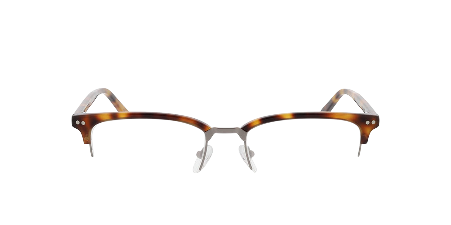 Newton Havana MetallEyeglass Frames von B24, Vorderansicht