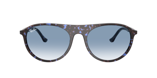 Ray-Ban - RB2215, Havana Blue Turtle/Black, Größe: X-Large