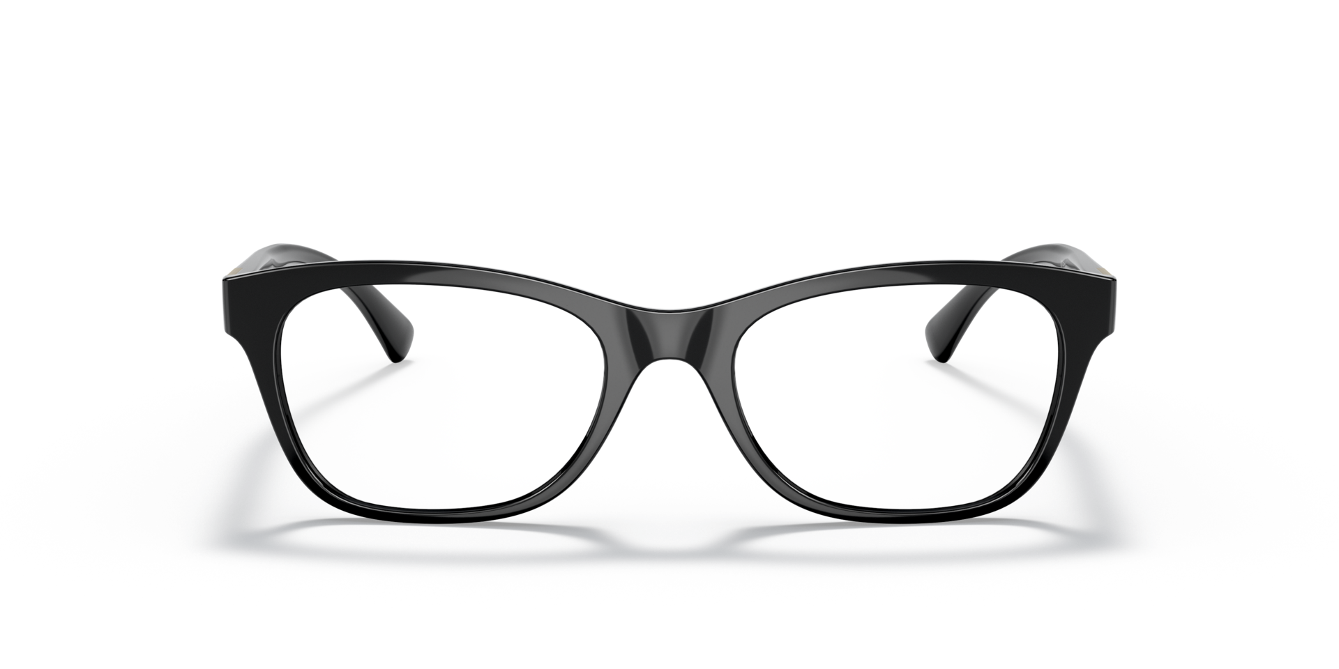VO5424B Schwarz KunststoffEyeglass Frames von B24, Vorderansicht
