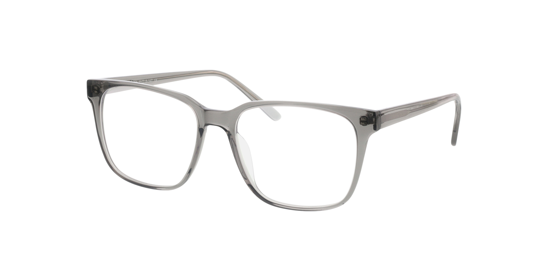 Woodstock Crystal Grau AcetatEyeglass Frames von B24, Dreiviertelansicht
