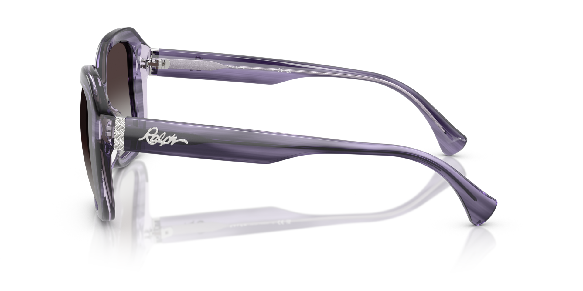 RA5321U Milky Purple Light Purple AcetaatSunglass Frames van B24, Zijaanzicht