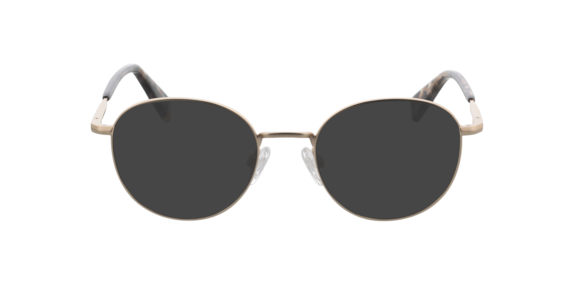Princeton Matgoud  &  oranje patroon MetaalEyeglass Frames van B24, met getinte lenzen