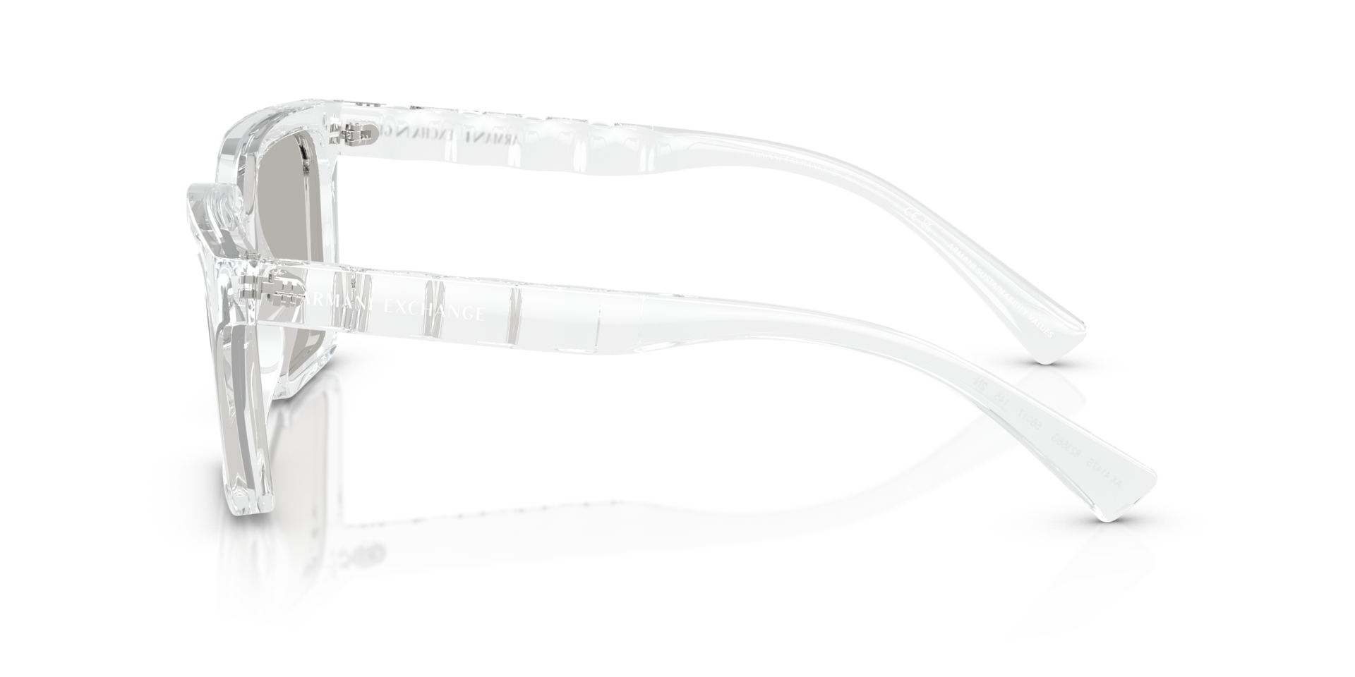AX4147S Glanzend Kristal KunststofSunglass Frames van B24, Zijaanzicht