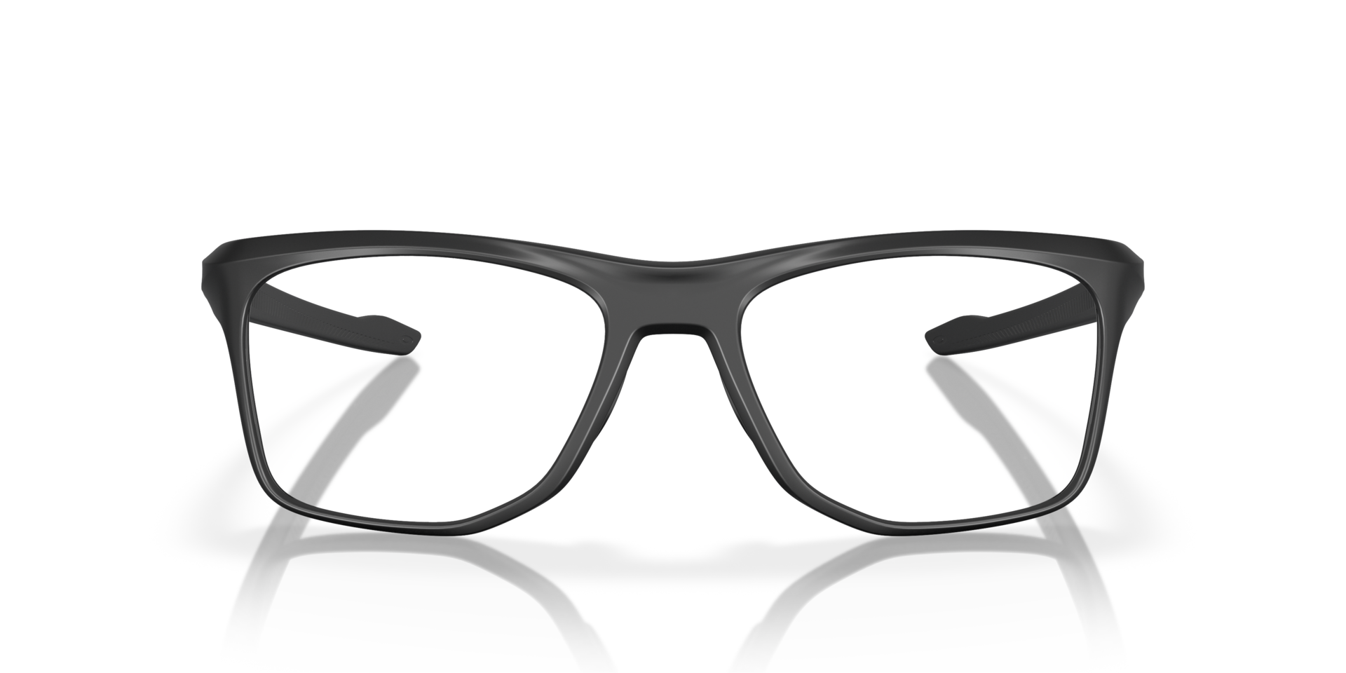 Knolls Schwarz satiniert KunststoffEyeglass Frames von B24, Vorderansicht