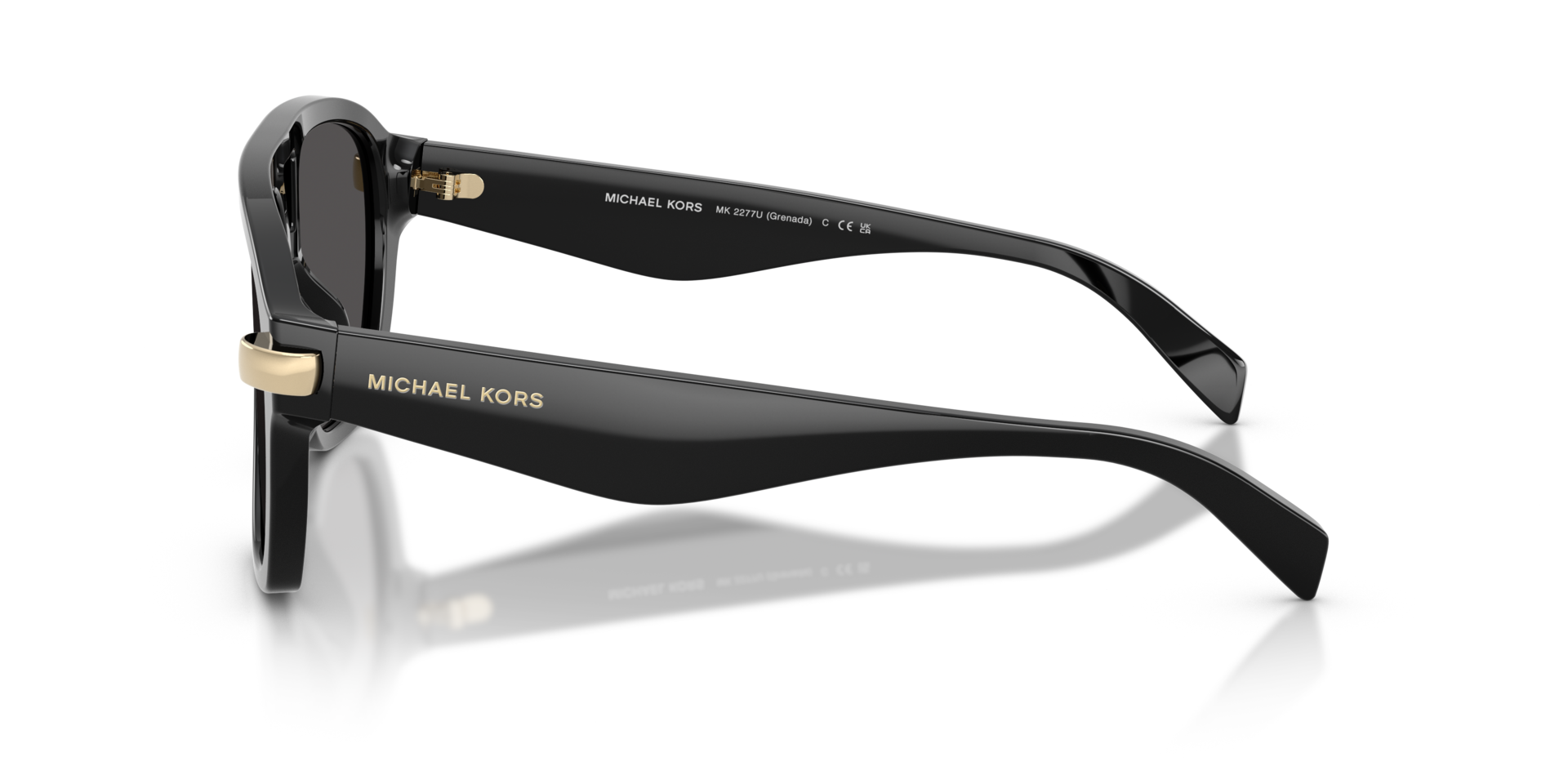 MK2277U Schwarz AcetatSunglass Frames von B24, Seitenansicht