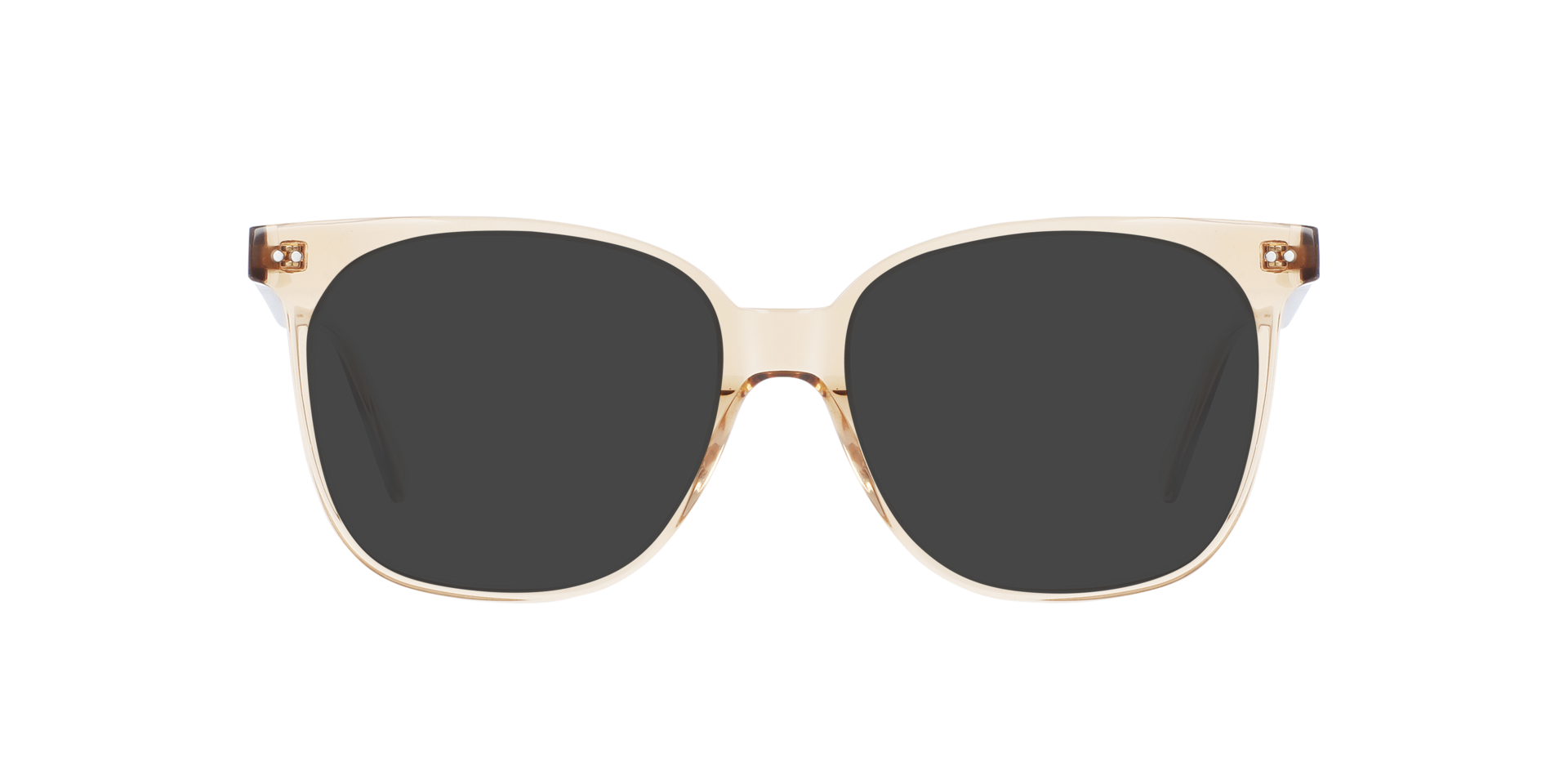 Big Mama Crystal Caramel AcetaatEyeglass Frames van B24, met getinte lenzen