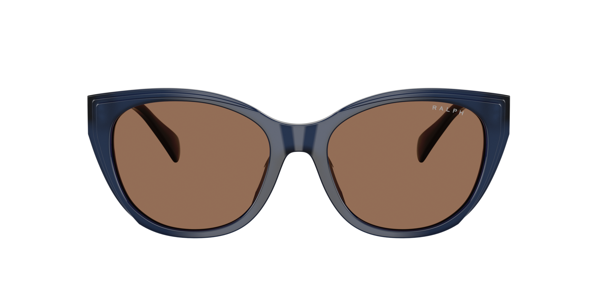 RA5324U Shiny Transparent Opalescent Blue AcetaatSunglass Frames van B24, met getinte lenzen