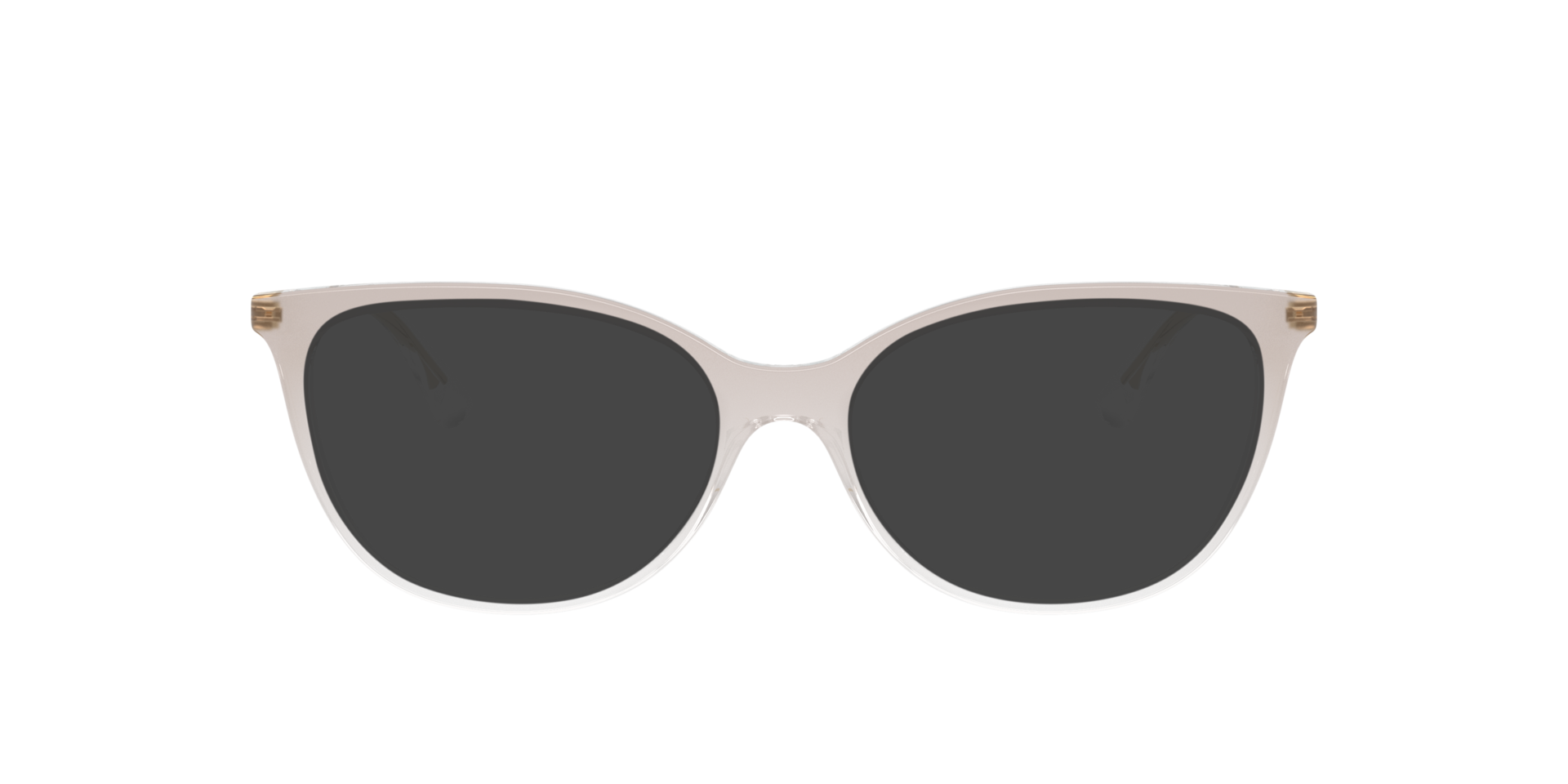 VO5673 Transparent Gradient Brown KunststoffEyeglass Frames von B24, mit getönten Gläsern