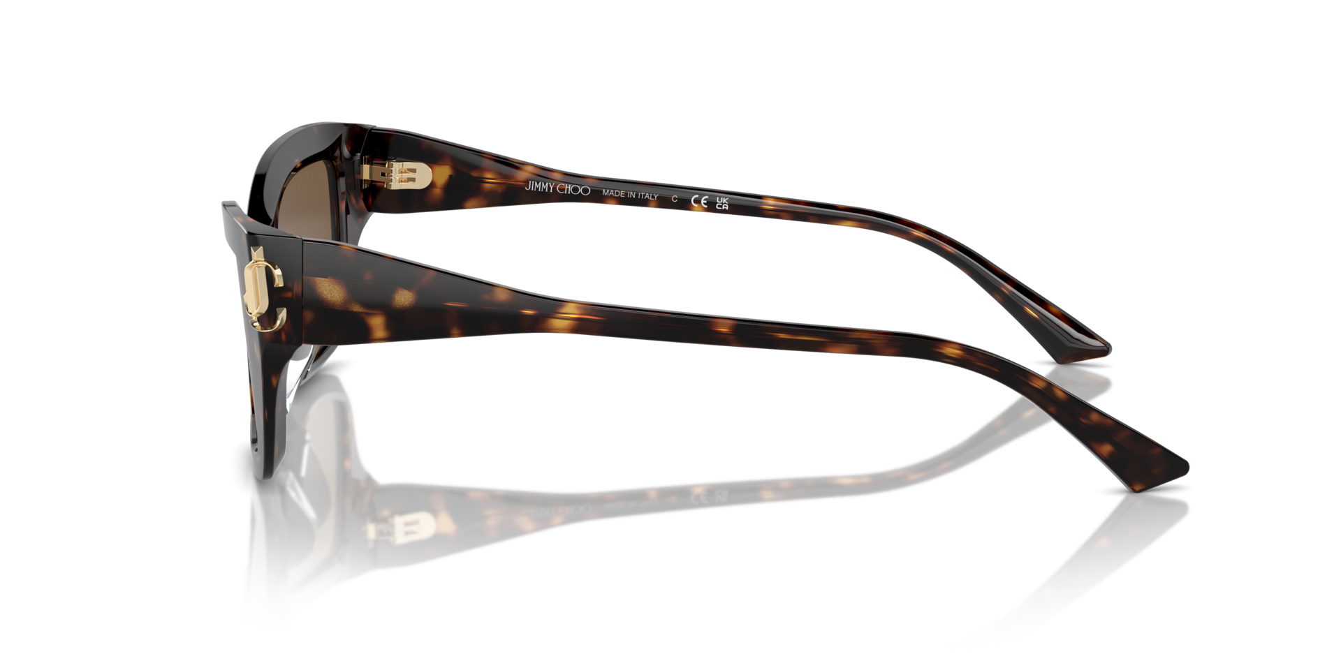 JC5011U Havana AcetatSunglass Frames von B24, Seitenansicht