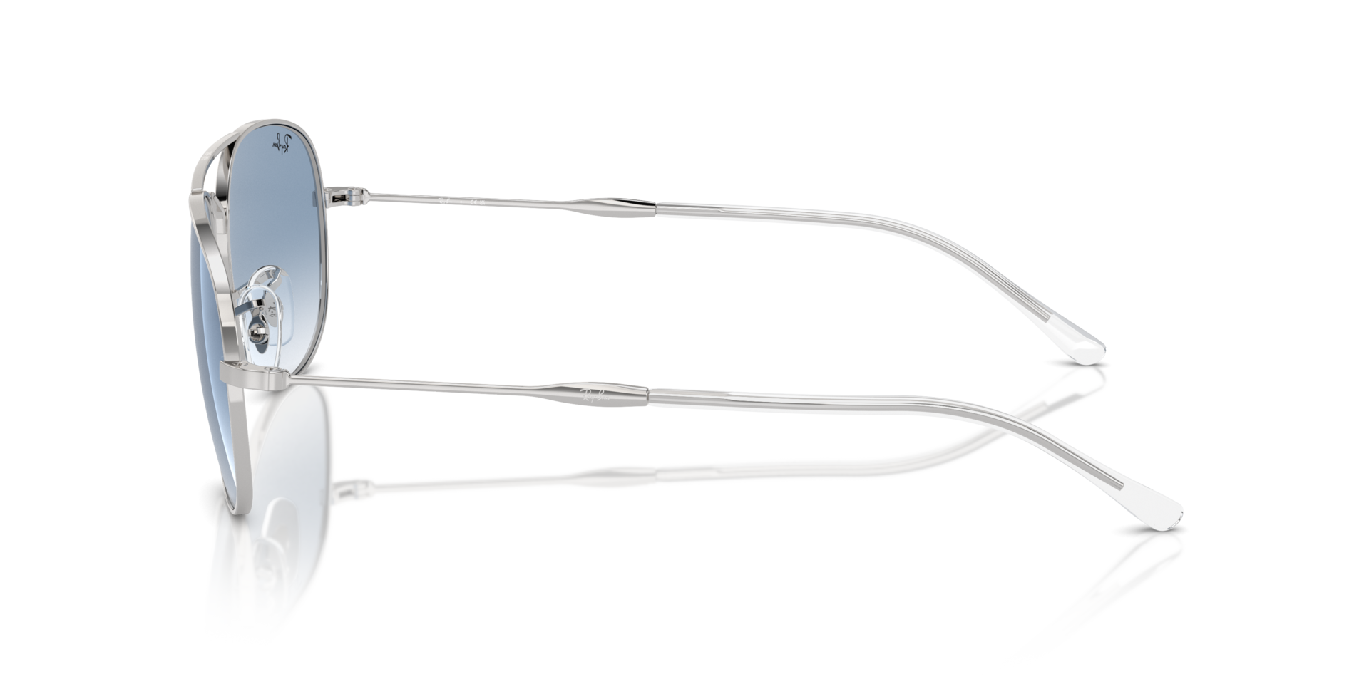 Bain Bridge Silber MetallSunglass Frames von B24, Seitenansicht