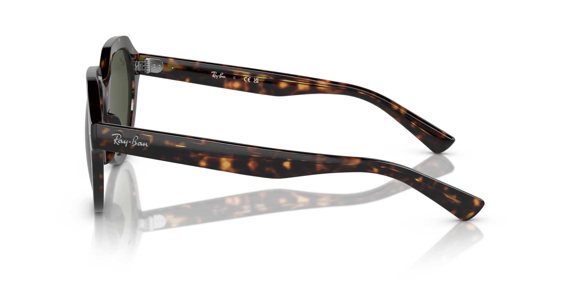 RB4399 Havana KunststoffSunglass Frames von B24, Seitenansicht